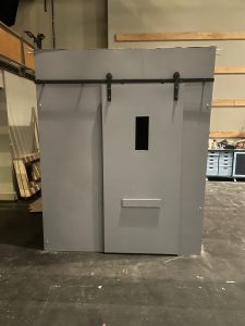 Outside view of a replica solitary cell.