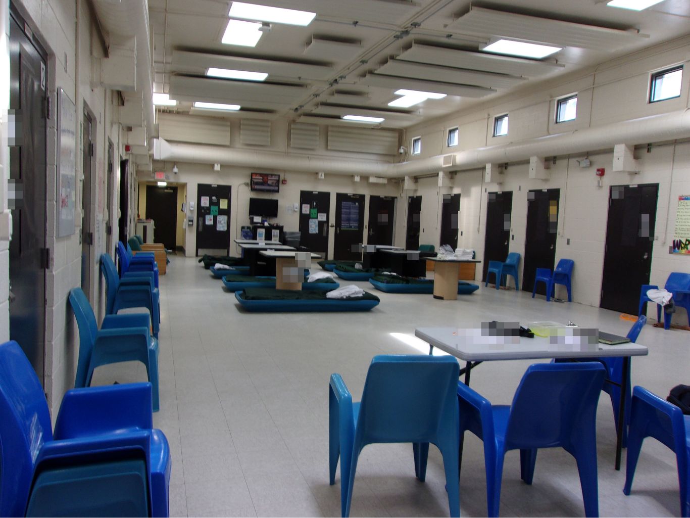 A dayroom at Pitt JDC