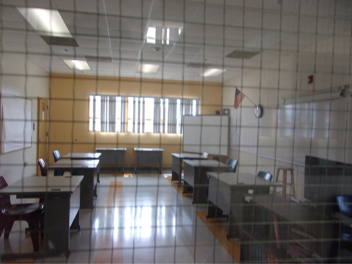 A classroom at Cabarrus JDC