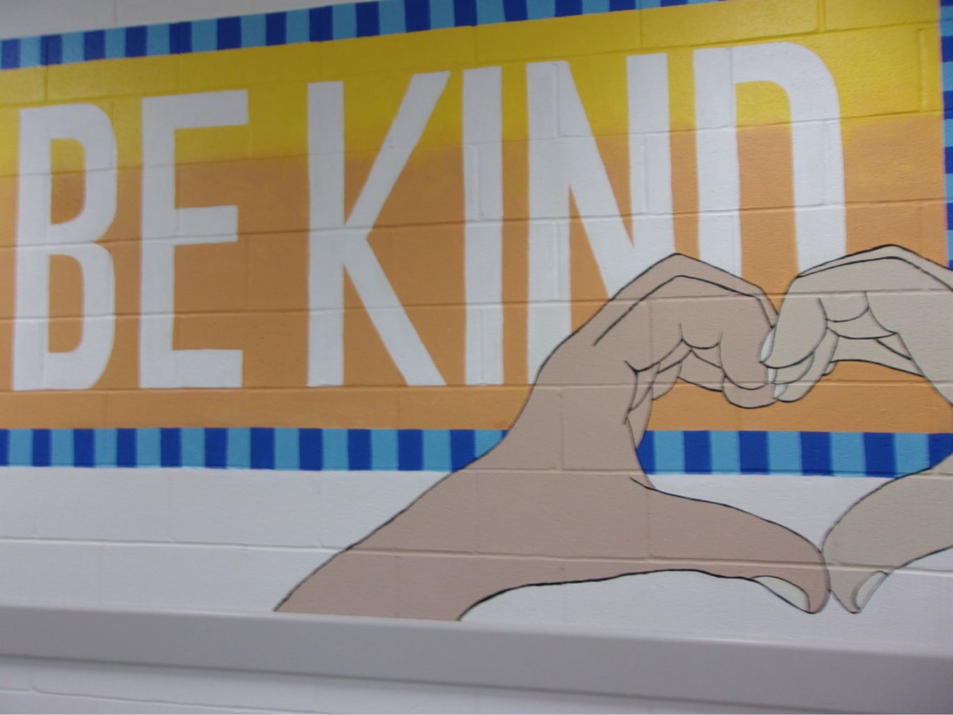 A mural in Rockingham JDC