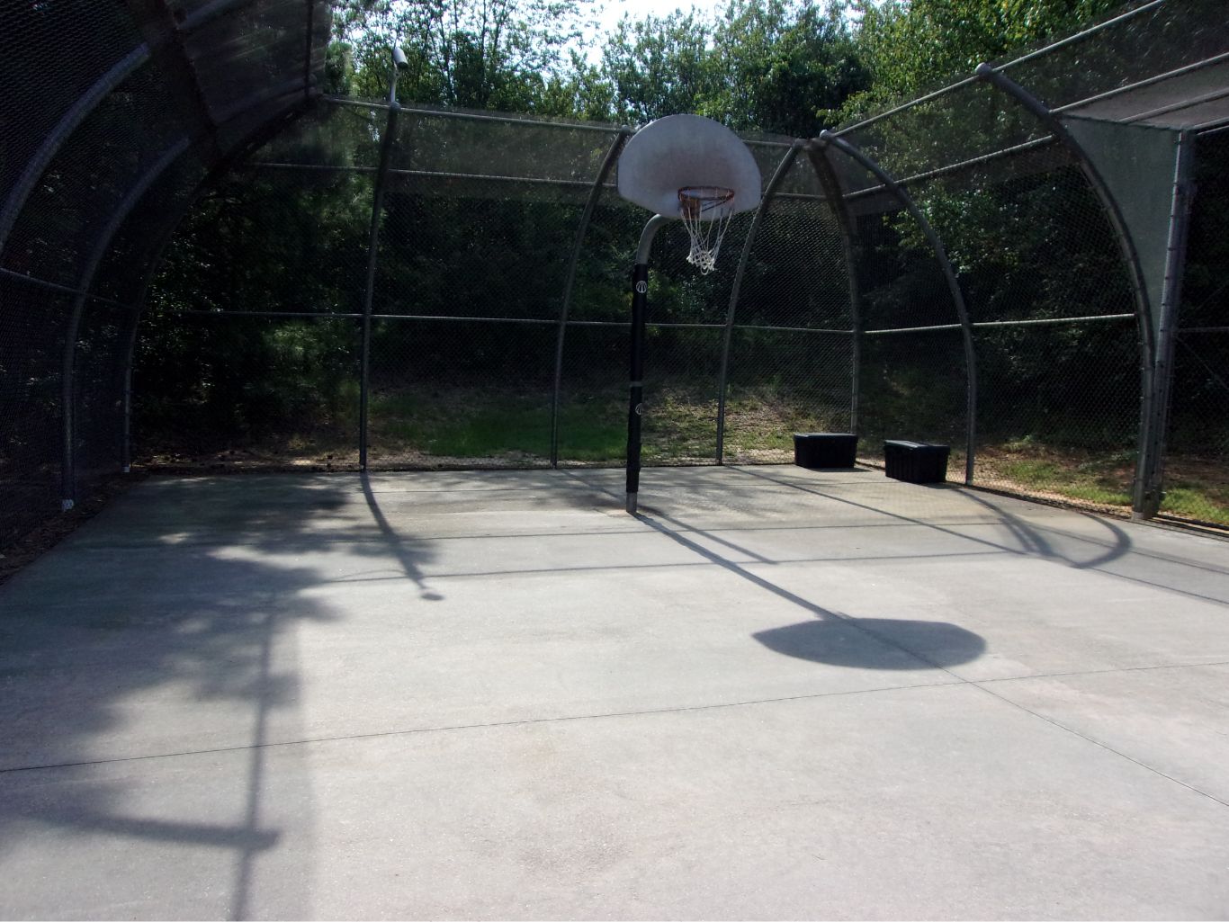 Outdoor recreation area at Wake JDC