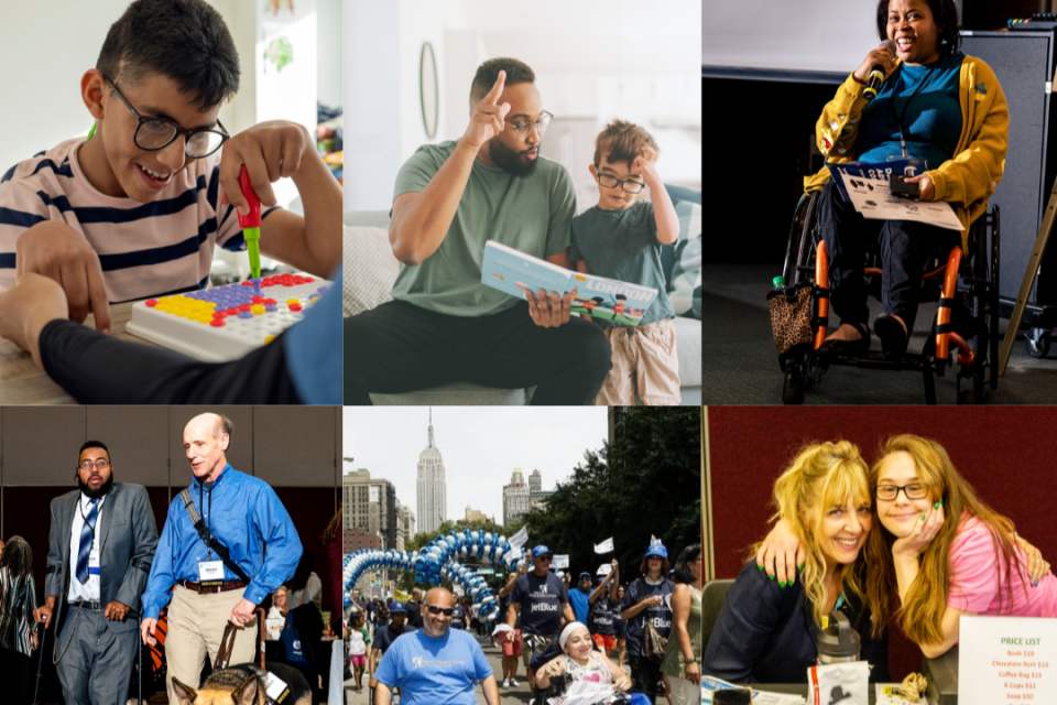 Collage of disabled individuals and partners and allies of DRNC